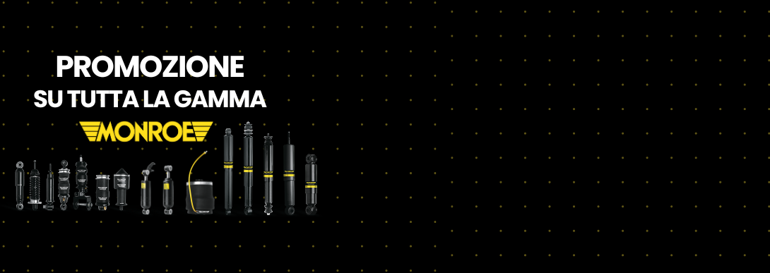 Promozione su tutta la gamma Monroe