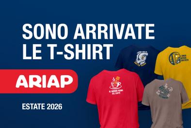 Sono arrivate le T-shirt Ariap estate 2026