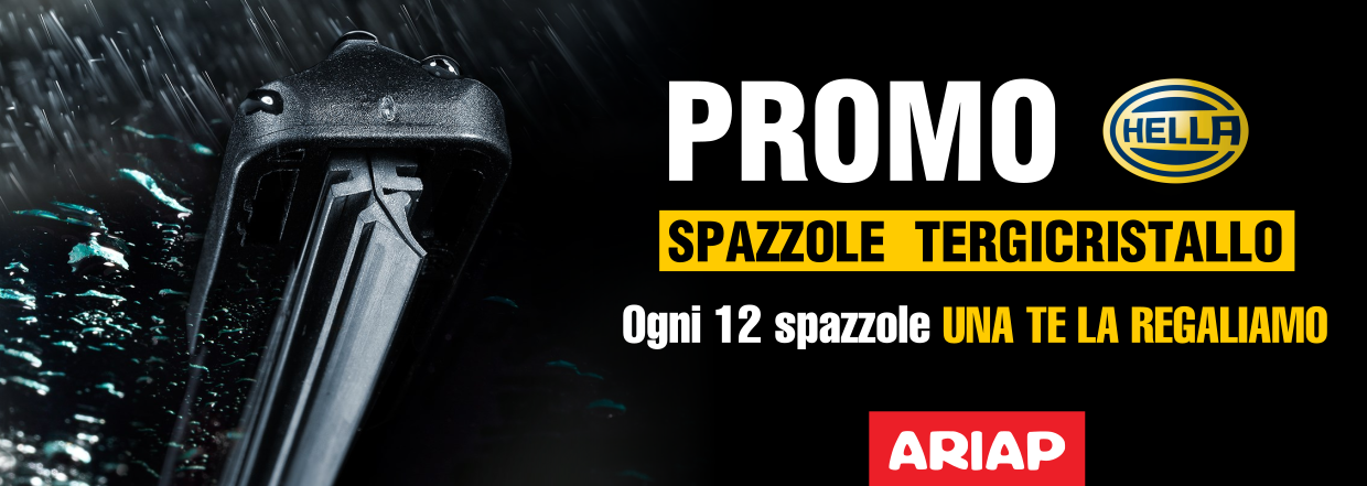 Promozione spazzole tergicristallo Hella - Ariap ricambi trucks