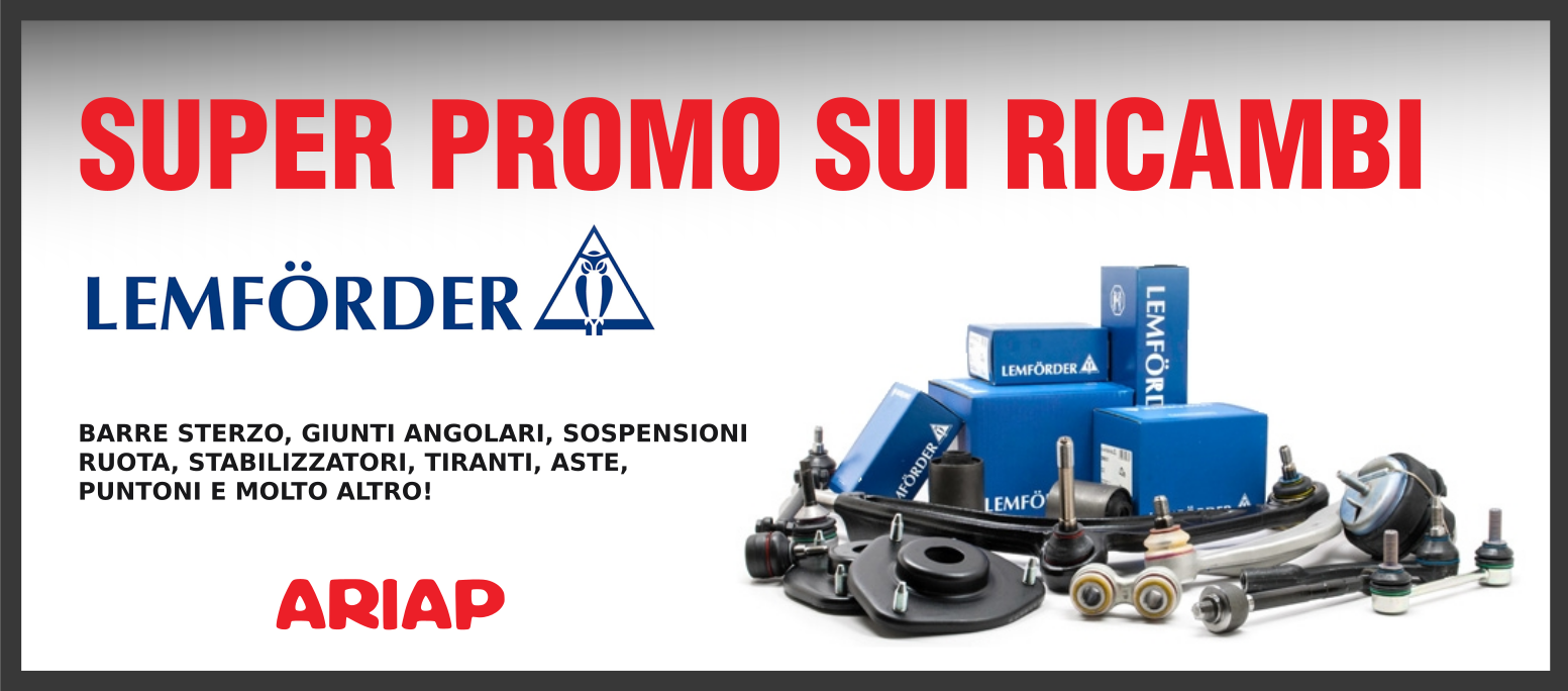 Promozione ricambi sterzo e sospensioni Lemforder - Ariap ricambi Sicilia