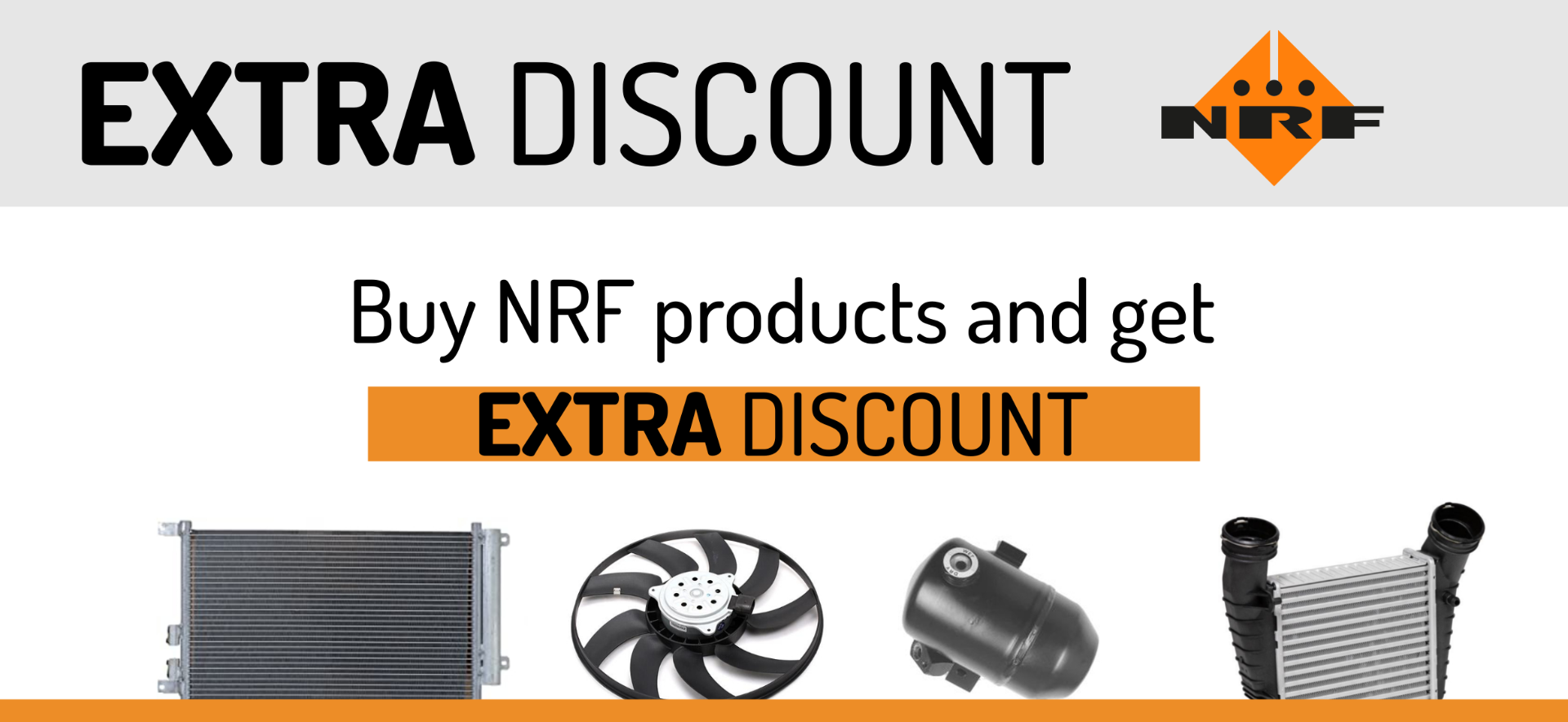 Extra discount NRF spare parts