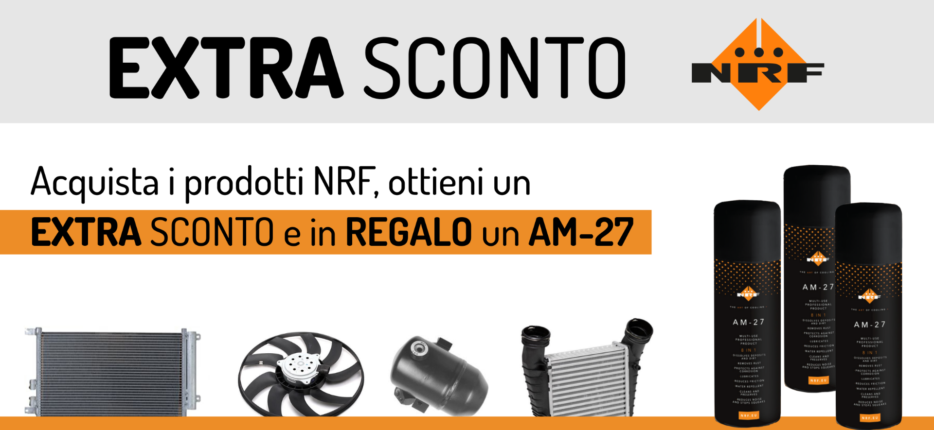 Promozione ricambi NRF - Ariap ricambi Sicilia