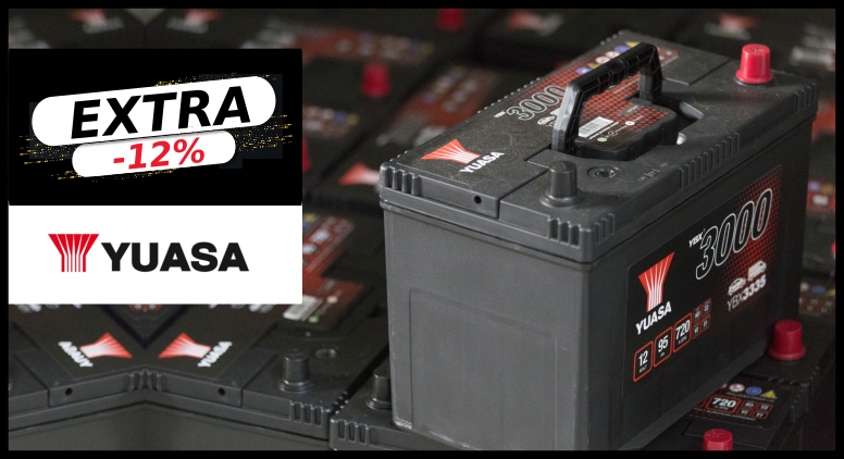 Sconto 12% Batterie Yuasa | Ariap ricambi trucks Sconto 12% Batterie Yuasa | Ariap ricambi trucks