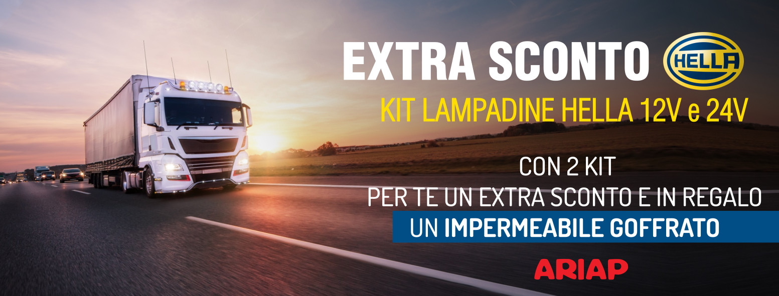 Extra sconto lampadine Hella camion