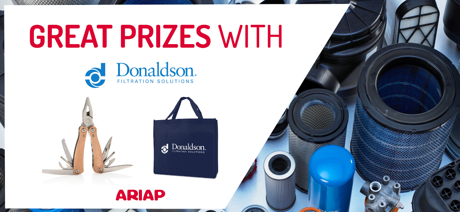 Prizes Donaldson filter kit promotion | Ariap