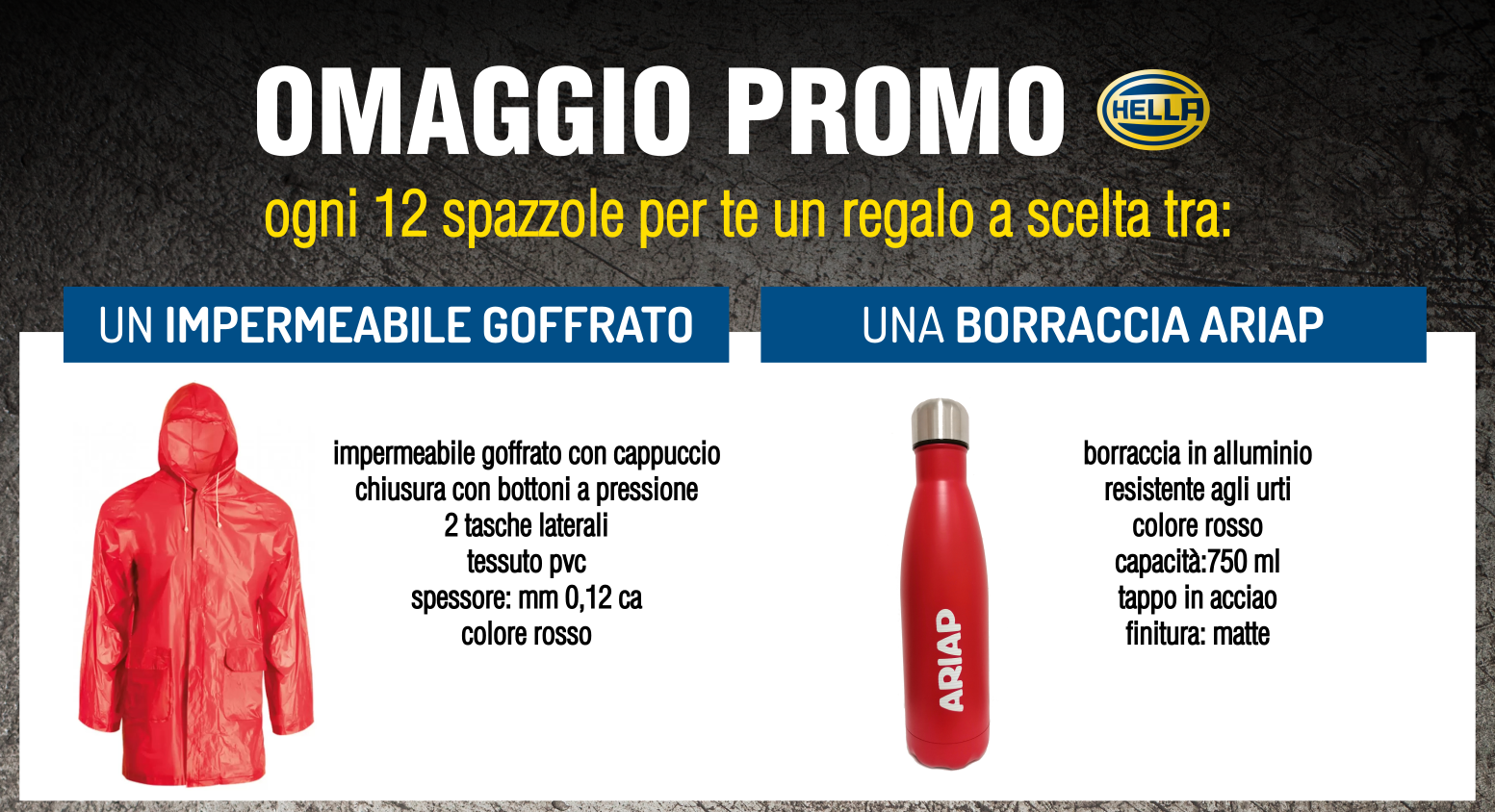 Premi, promozione lampadine hella camion 12 V e 24 V | Ariap trucks