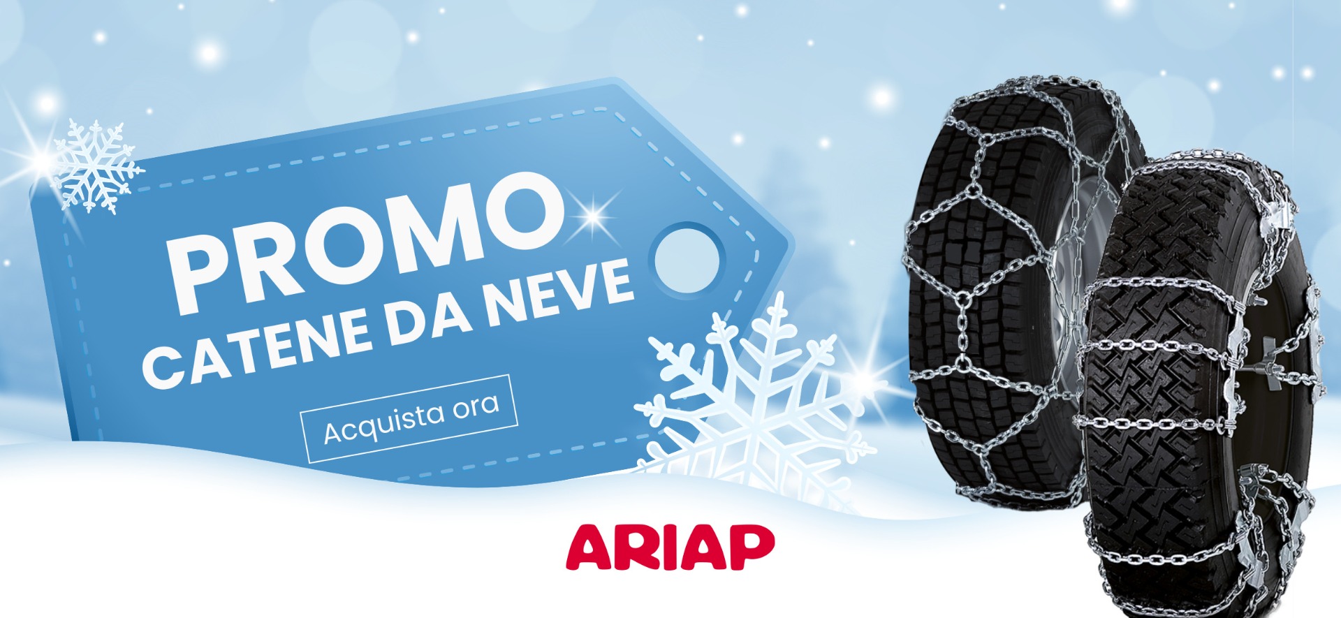 Promo catene neve - Ariap ricambi trucks e bus