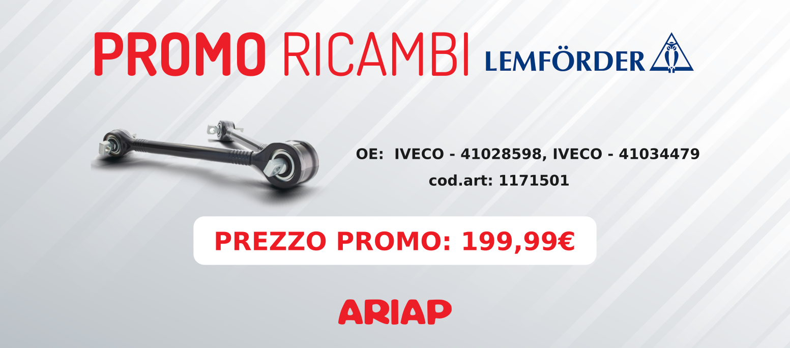 Promozione ricambi sterzo e sospensioni Lemforder - Ariap ricambi Sicilia