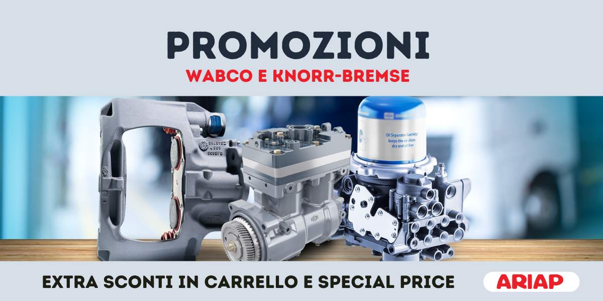 Promozione ricambi Wabco e Knorr-Bremse