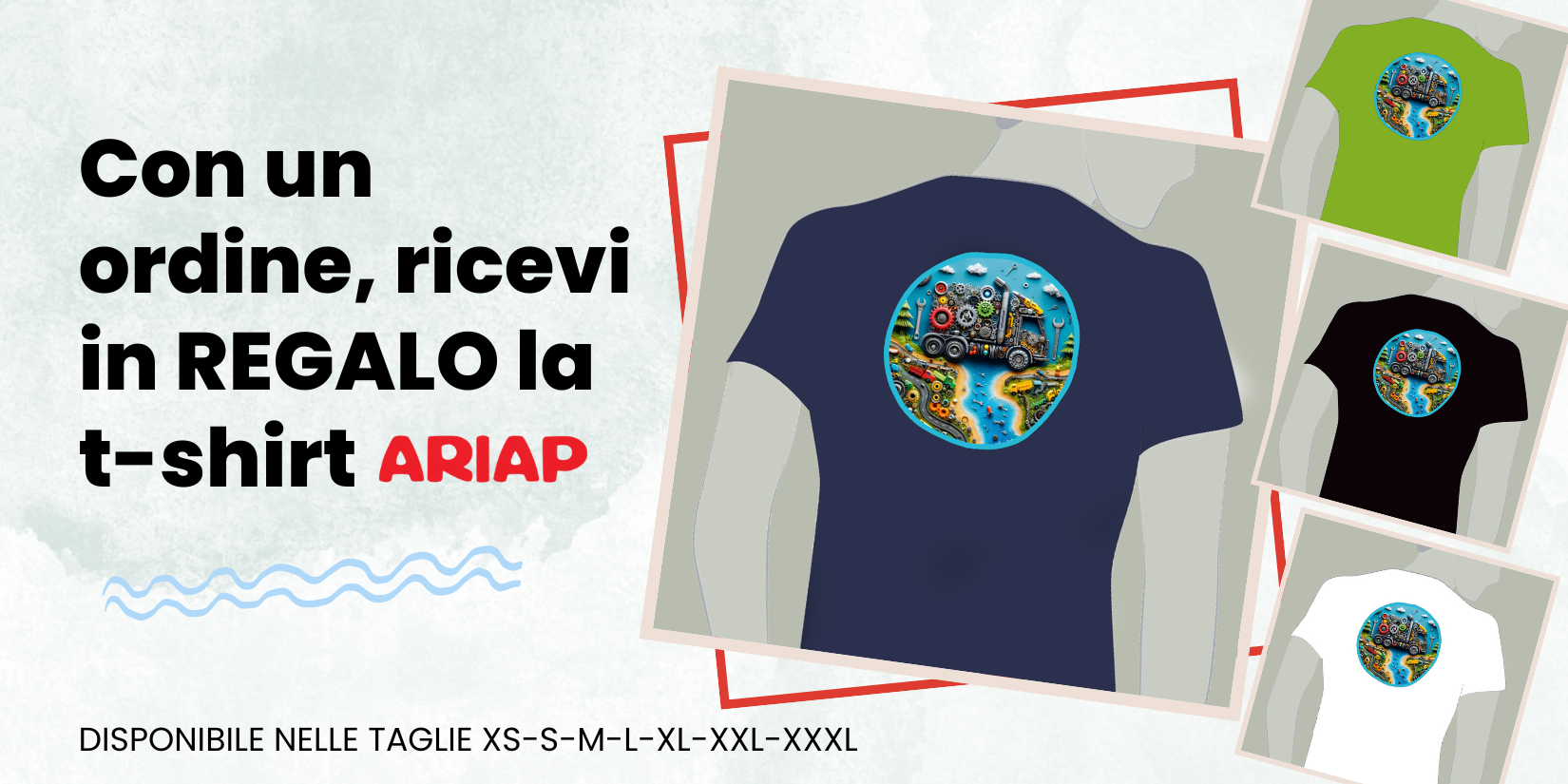 Promo magliette 2024 - Ariap ricambi autocarri sicilia