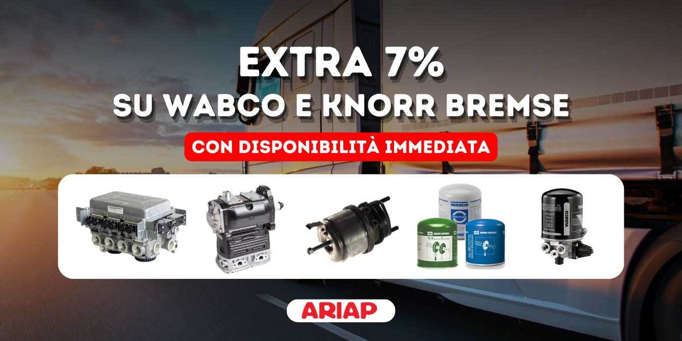 Sconto ricambi Wabco e Knorr-Bremse