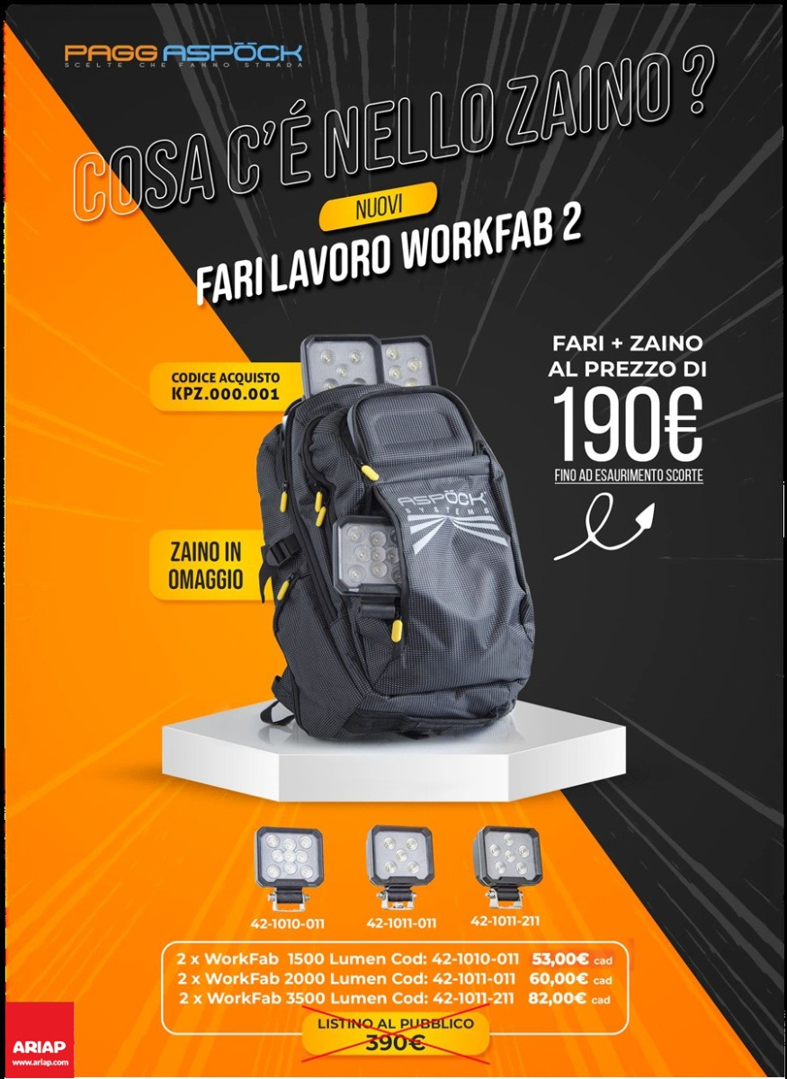 Fari lavoro Workfab 2- Ariap ricambi trucks